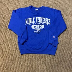 Champion Blue Middle Tennessee State University Sweatshirt
